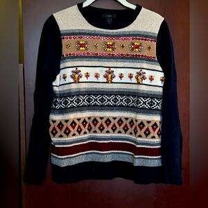 J.Crew Beaded Sweater